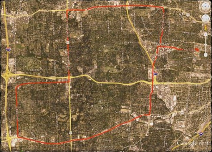 1904 Olympic Marathon Route