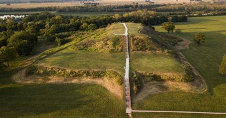 Aerial View Of Cahokia