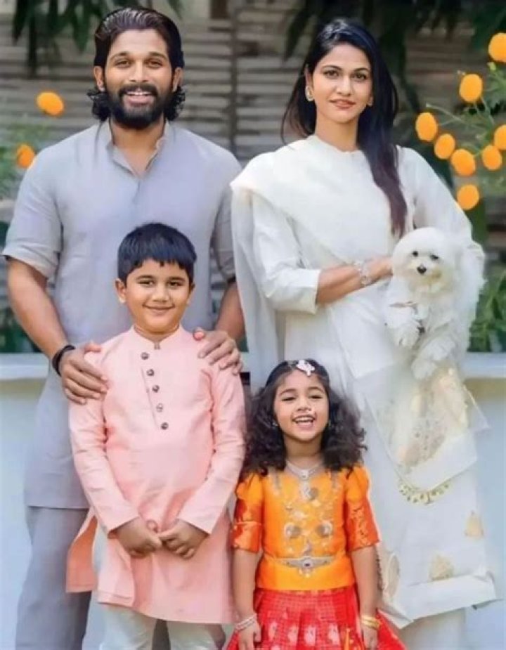 Allu Arha with her brother Allu Ayaan