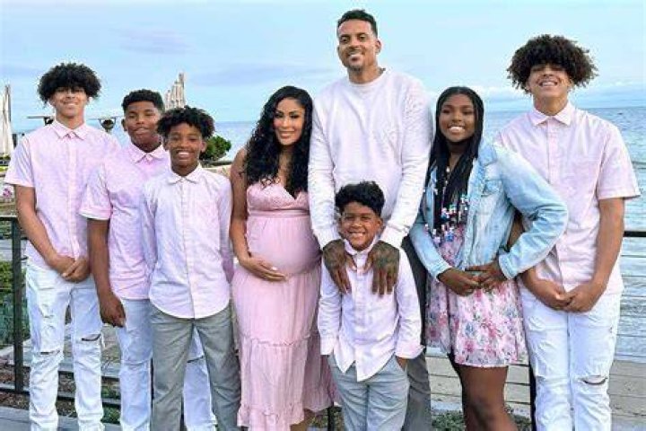Anansa Sims with her family
