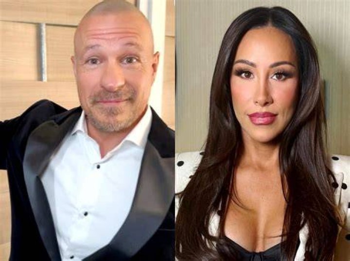 Angie Katsanevas with her husband and daughter