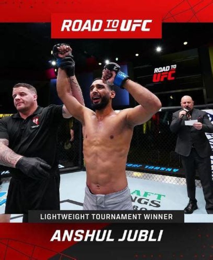 Anshul Jubli won Road to UFC