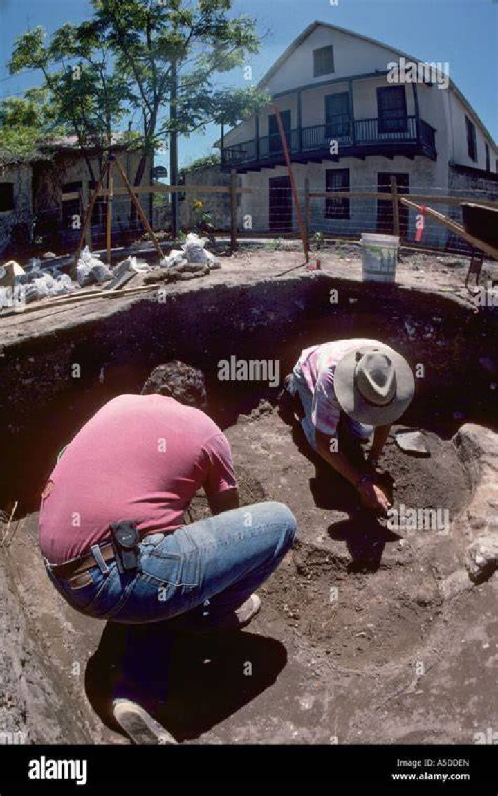 Archaeologists Digging In Florida