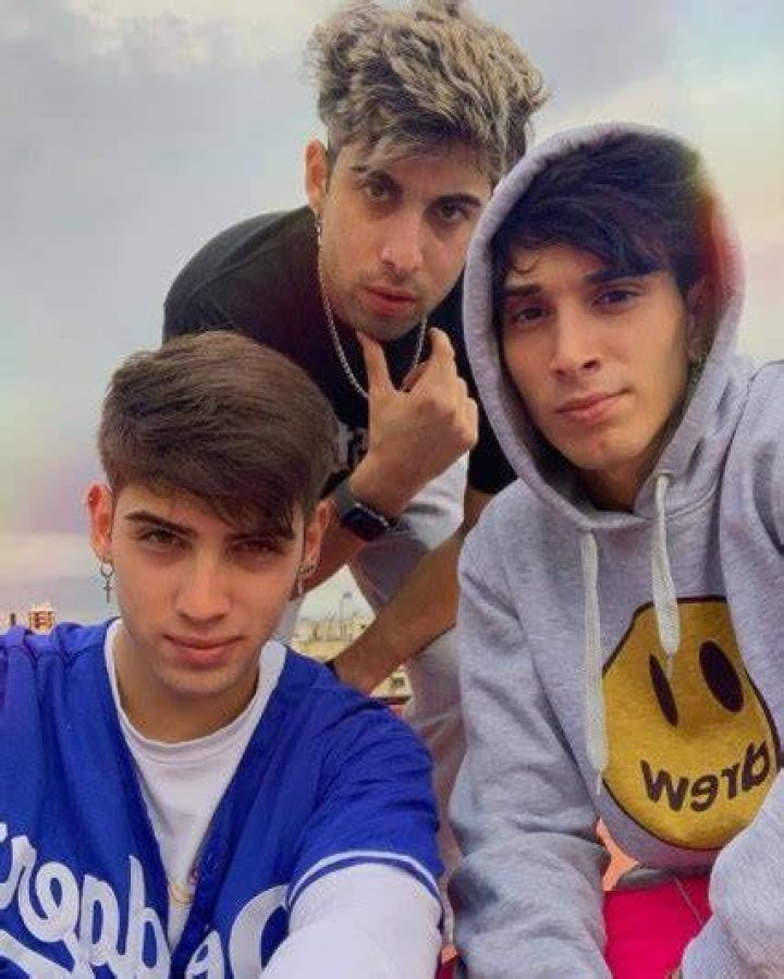 Augusto Gimenez with YouTuber Nahuel Pietraszek and brother Amiel Gimenez
