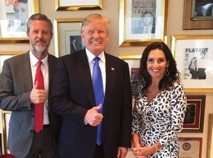 Becki Tilley with Donald Trump