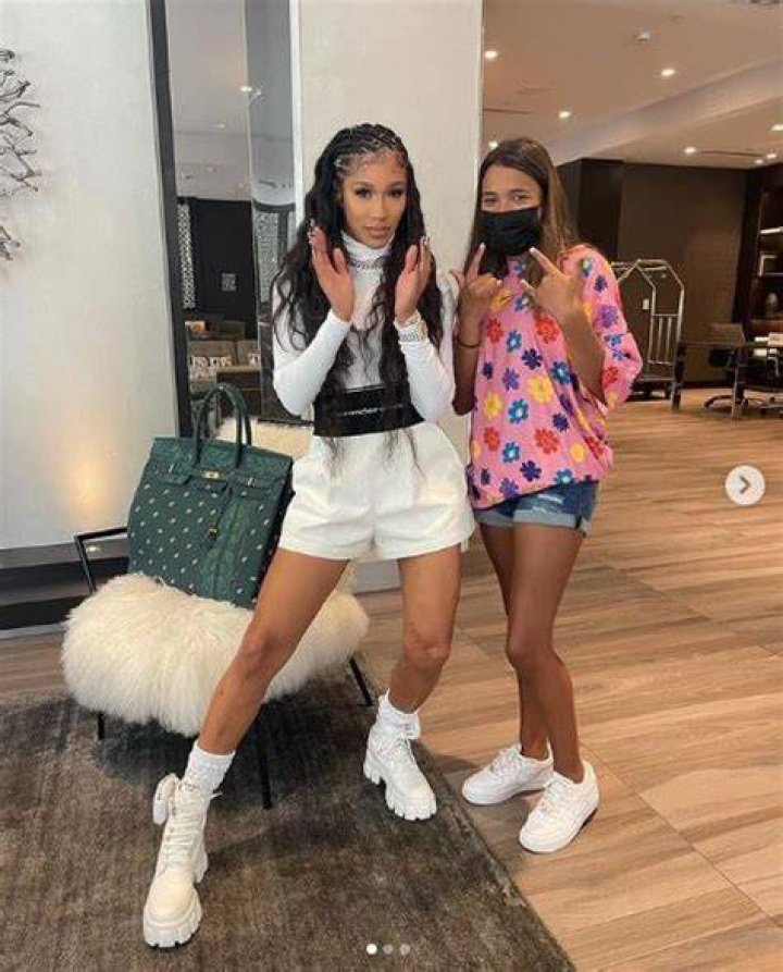 Bia Rapper with her niece