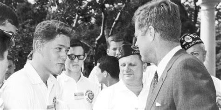 Bill Clinton Meets JFK