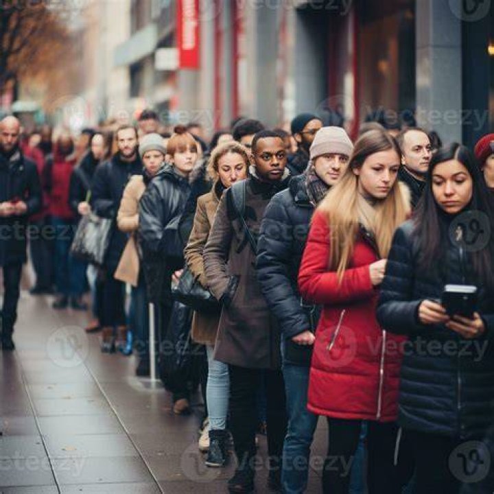 Black People Lined Up For Voting