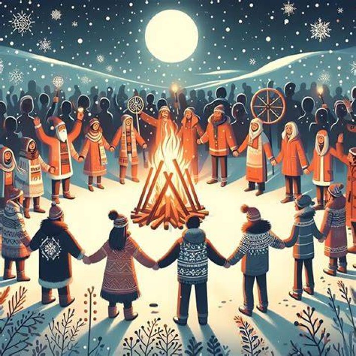 Cahokia Winter Solstice Illustration