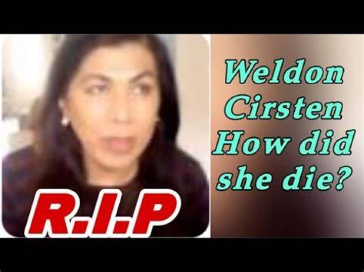 Cirsten Weldon was passed away due to Covid