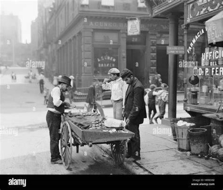 Clam Seller In Little Italy