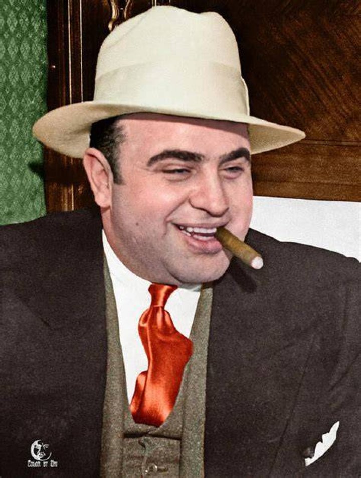 Colorized Photo Of Al Capone