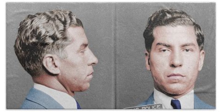 Colorized Photo Of Lucky Luciano