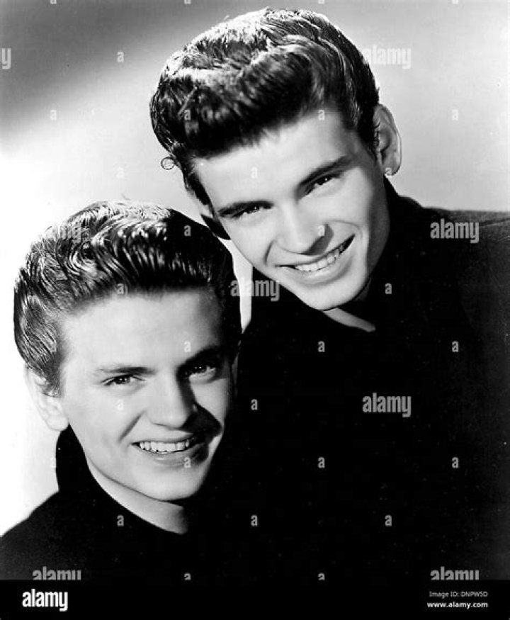 Don Everly with his brother Phil Everly
