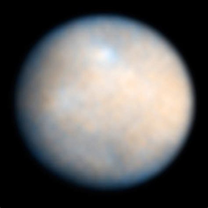 Dwarf Planet Surrounding Vapor