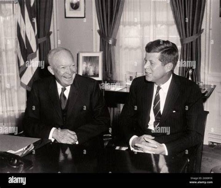Eisenhower Welcomes JFK To The White House