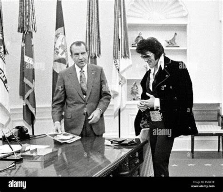 Elvis Presley With President Richard Nixon