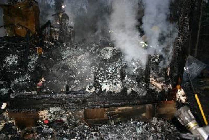 Erin Caffey burnt home