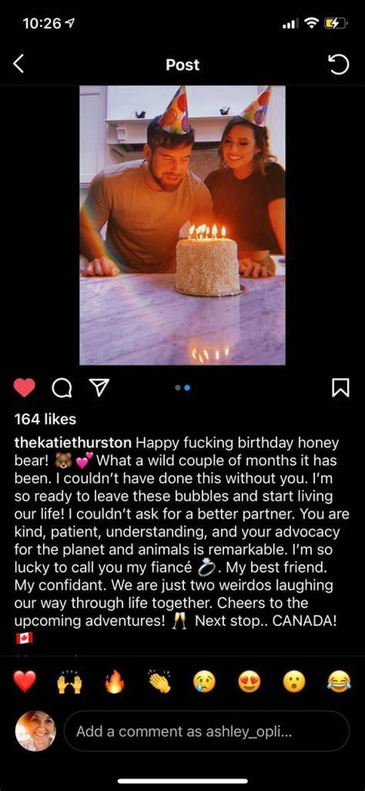 First IG post of Cindy