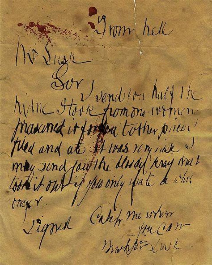 From Hell Letter