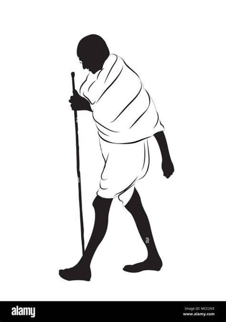 Gandhi Walking