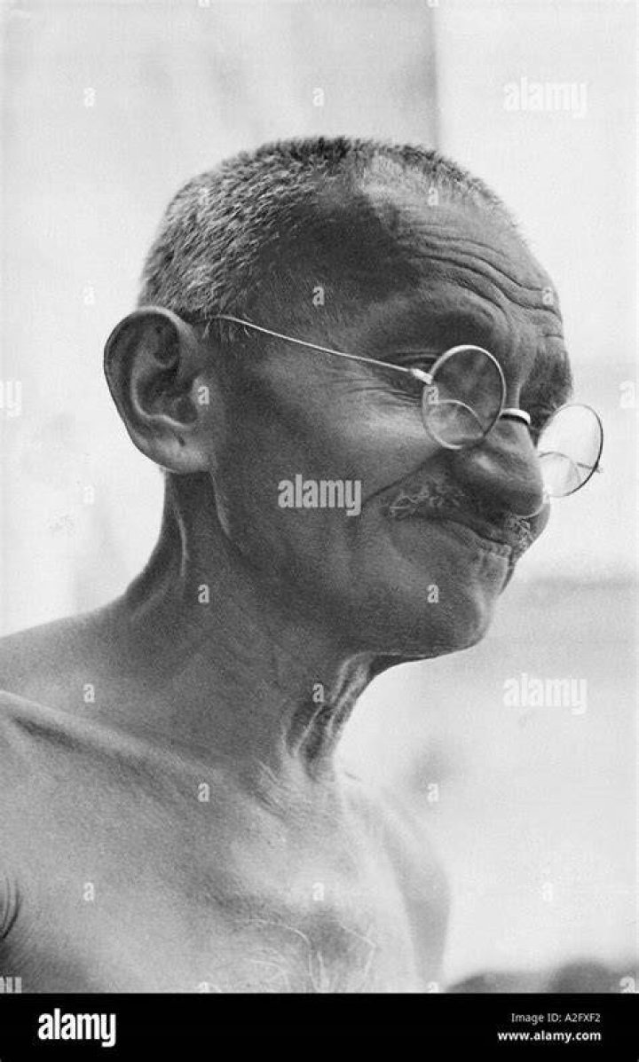 Gandhi Wearing Glasses