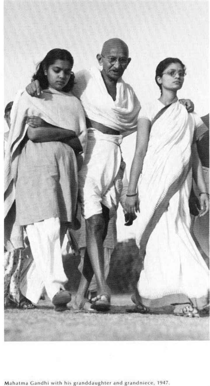 Gandhi With Ladies