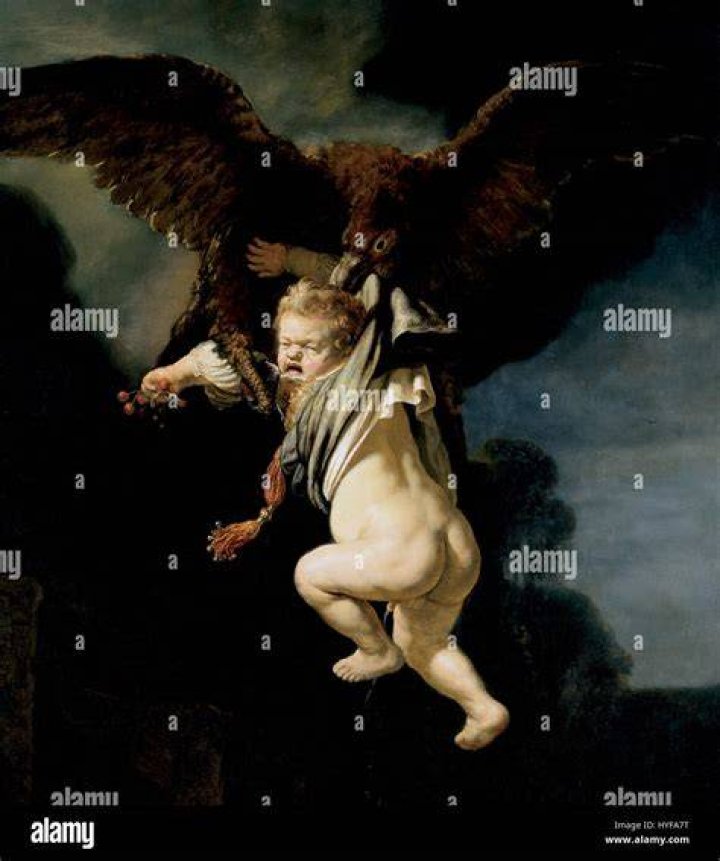 Ganymede Abducted By Zeus