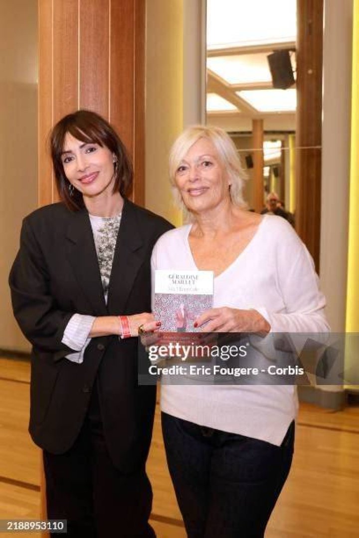 Geraldine with her mother France Larrosa and ex-husband Carlos Marín