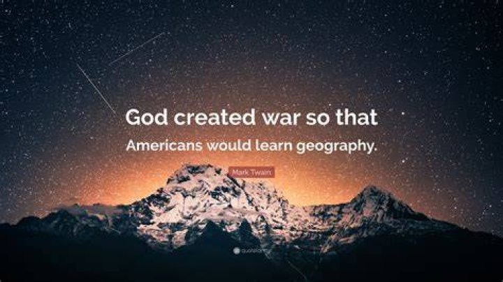 God Created War