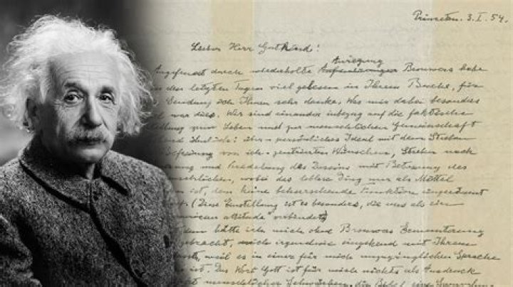 God Letter Einstein