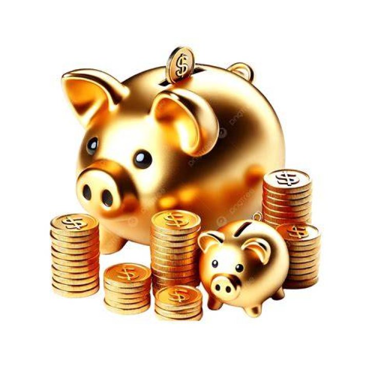 Gold Coins From Ancient Piggy Bank