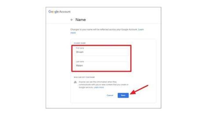 Google name