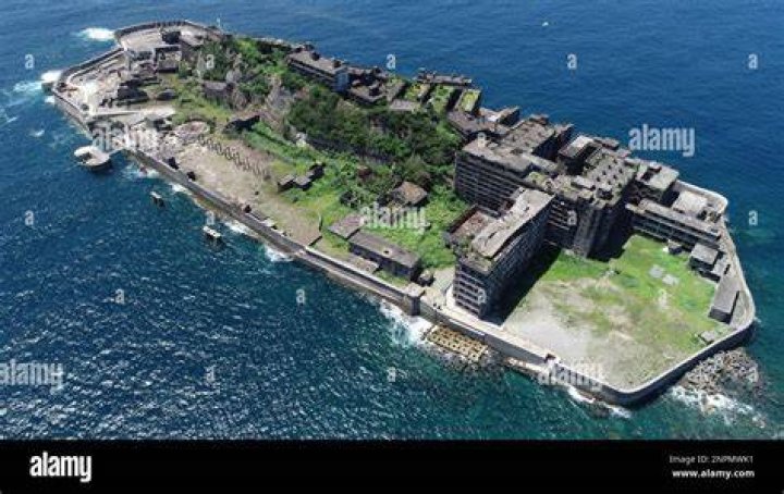Hashima Island Map
