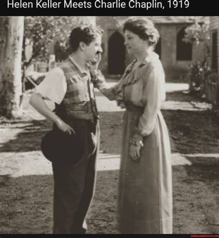 Helen Keller Meets Charlie Chaplin