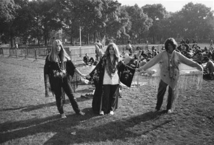 Hippies In Hyde Park San Francisco