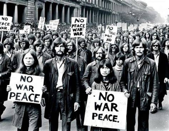 Hippies Protesting In The 1960s