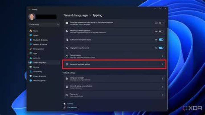 How to change keyboard settings