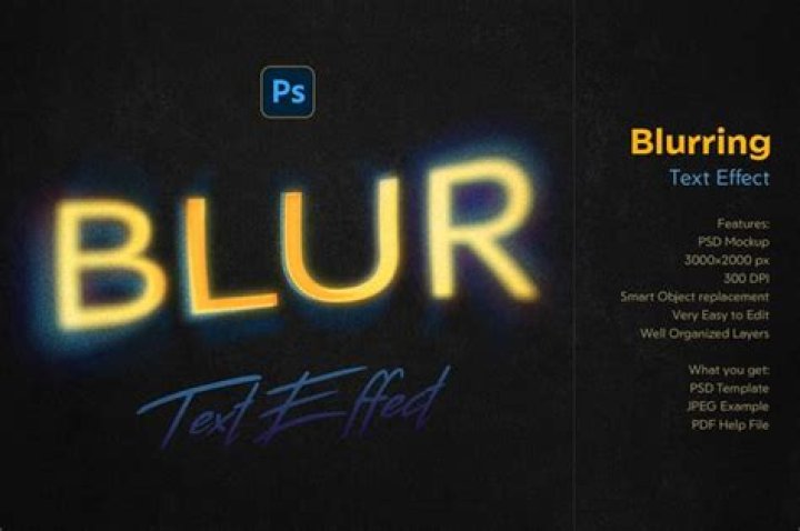 How to remove blurred text