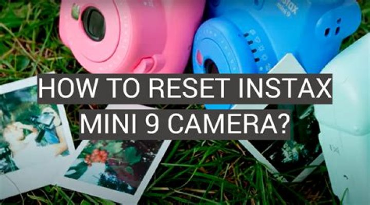 How to reset instax mini 9