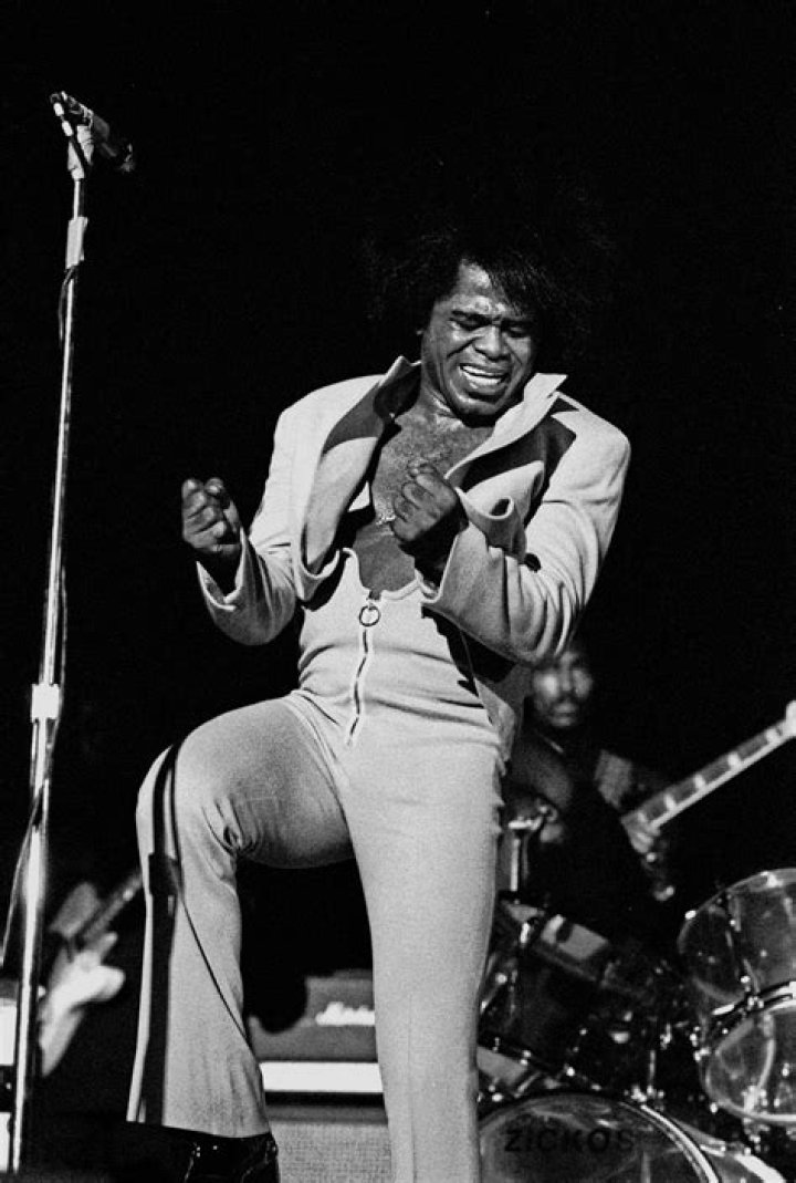 James Brown Performing