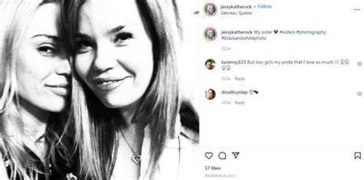 Jessyka with her sister