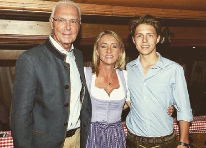 Joel Beckenbauer and his parents