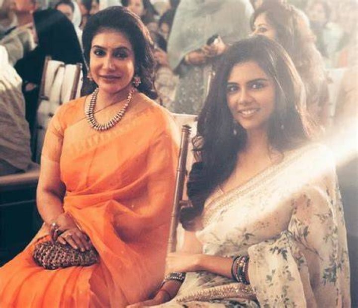 Kalyani Priyadarshan with her mother