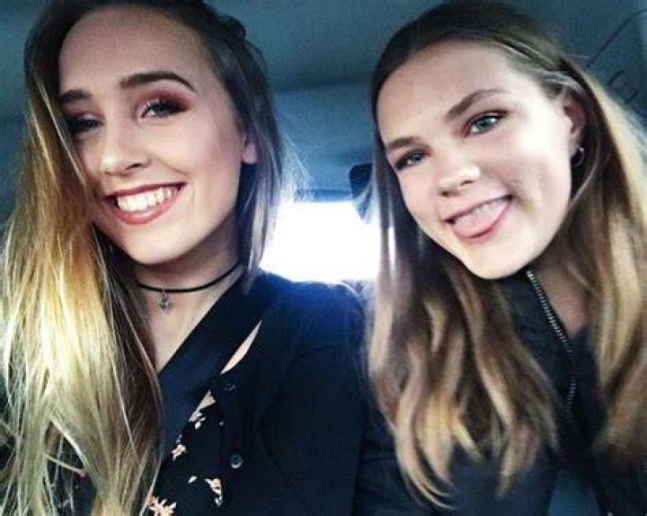 Kate Elisabeth with her bestie