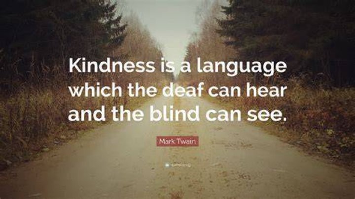 Kindness Mark Twain