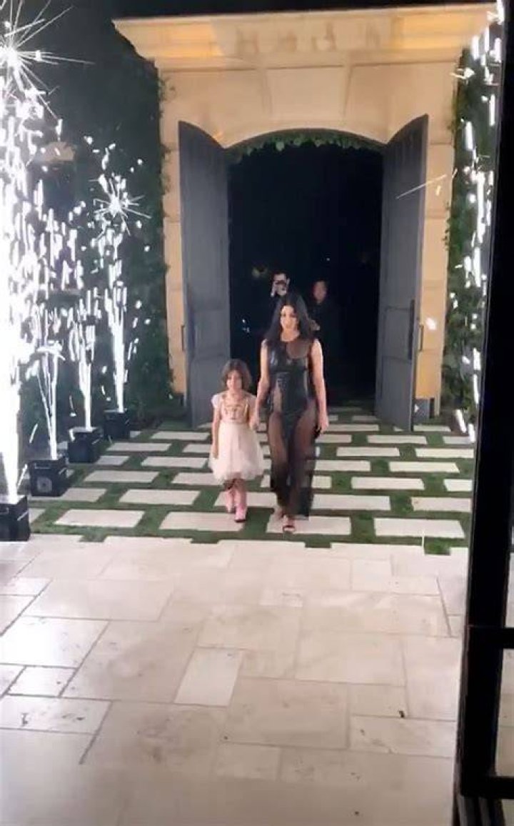 Kourtney Kardashian birthday outfit