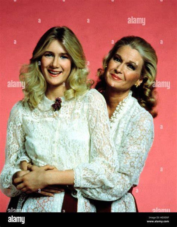 Laura with her mother