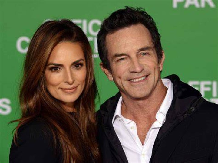 Lisa Ann Russell and Jeff Probst