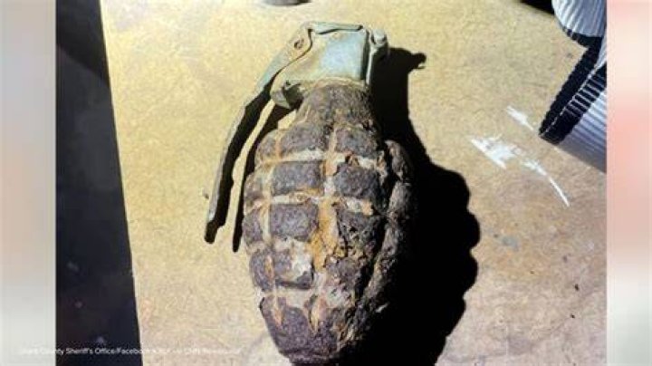 Live Grenade In Stomach